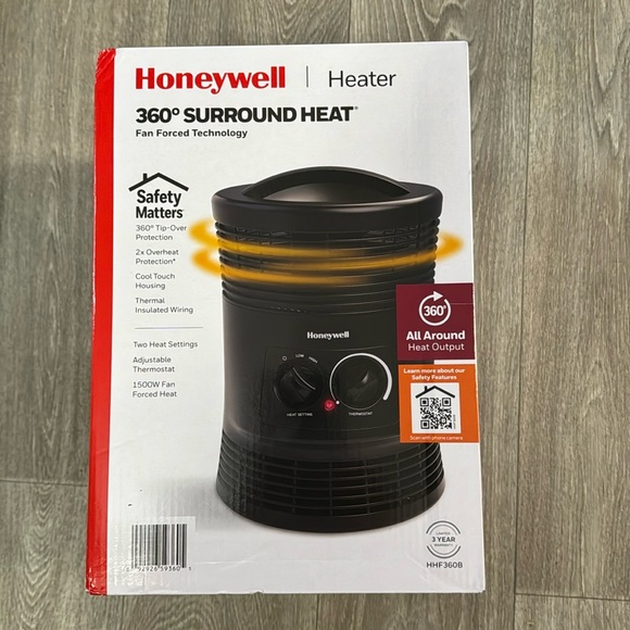 NEW Honeywell 360° Surround Heat space heater - Picture 2 of 3